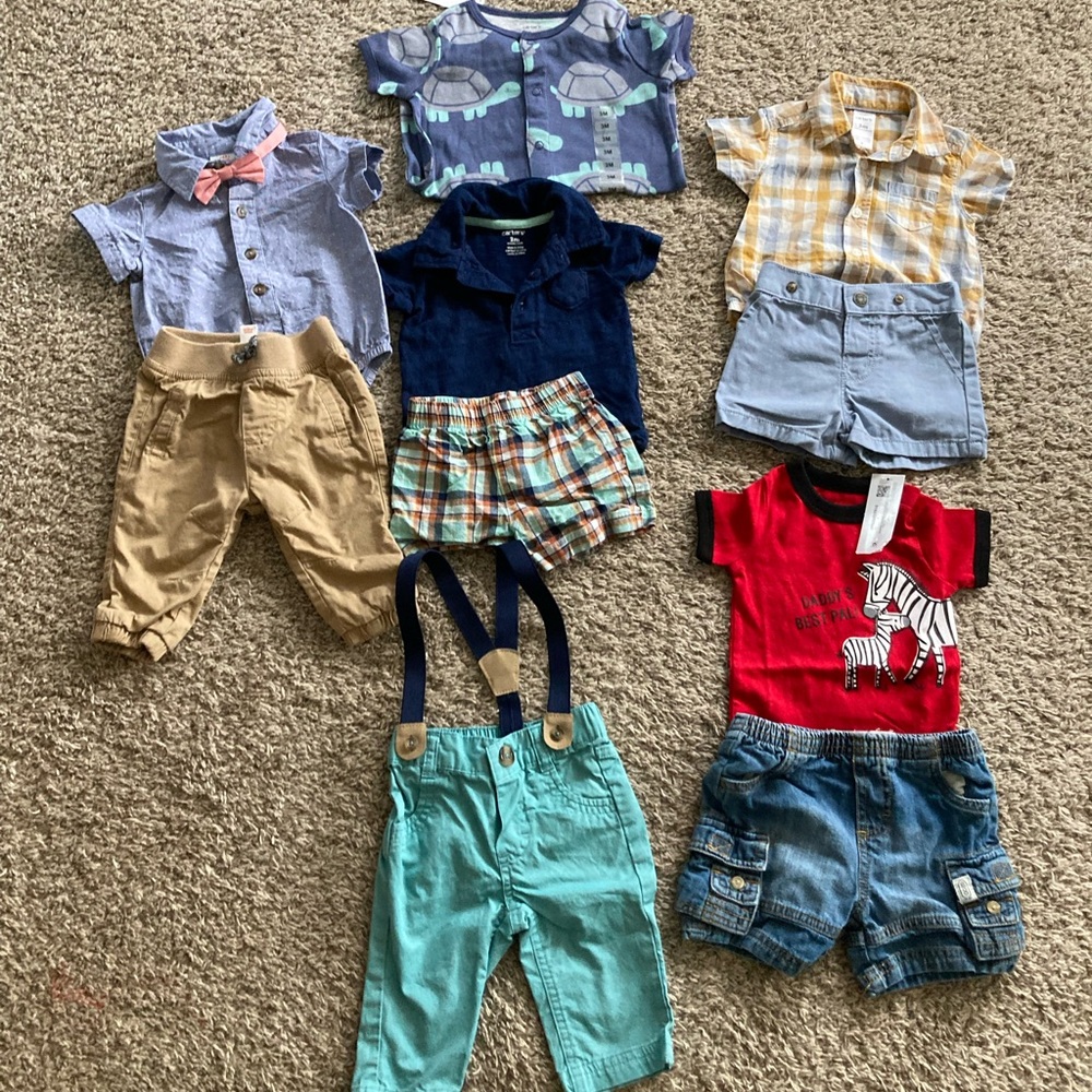 0-3 month baby boy lot